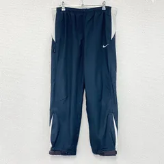 NIKE　ナイキ　CLIMA-FIT　ウォームアップパンツ　スウッシュ　紺　ネイビー　Mサイズ　古着のサムネイル
