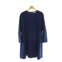 メルチェリア ドレステリア Merceria Dressterior ワンピース 膝丈 長袖 38 ネイビー /DO ■MAのサムネイル