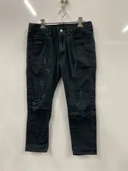 PB248⚫︎nanouniverse⚫︎ナノユニバース⚫︎デニムパンツ⚫︎綿混⚫︎レディース⚫︎sizeS⚫︎黒のサムネイル