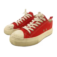 ディースクエアード DSQUARED2 Slash スニーカー キャンバス 厚底 レッド 41のサムネイル