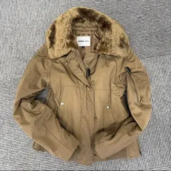 AVIREX Belle N-2B フライトジャケット Sサイズ ファー付き ブラウン 美品 レディースのサムネイル