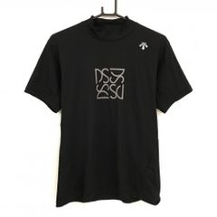超美品】エフアールツー 半袖ハイネックシャツ 白×黒 ラビット刺しゅう