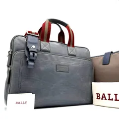 バリー BALLY トレインスポッティング 2way ビジネスバッグ ブリーフケース レザー ブルーグレー系 A4収納 PC 夏休み 帰省 お盆 敬老の日 シルバーウィーク 秋 ハロウィン ギフトのサムネイル