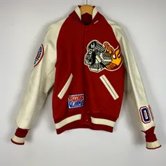【中古品】 LEATHER STADIUM JACKET MADE IN USA 2AB-9462 レザー スタジアムジャケット アウター スタジャン USA製 【140-251221-ko-13-fuzh】のサムネイル