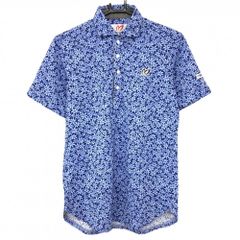 超美品】ダンスウィズドラゴン 半袖ポロシャツ 黒×白 一部柄