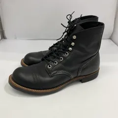 【中古】RED WING 8084 アイアンレンジャー ブラック 26.5cm レッドウィング[24]のサムネイル