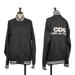 コムデギャルソンCDG ナイロンバックロゴプリントスタジャン 黒Sのサムネイル