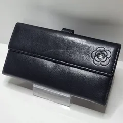 正規保証】CHANEL シャネル カメリア ココマーク 二つ折り長財布