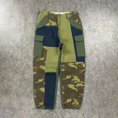 美USED ZUCCa ズッカ ミリタリーパンツ ドッキング パッチワーク カーゴパンツ マルチカラー メンズのサムネイル