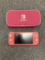 ＋【初期化通電動作確認済】Nintendo Switch Lite コーラル ピンク