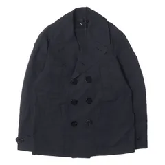 BURBERRY バーバリー コート ネイビー 紺 サイズ:46 コットン リネン キャンバス Pコート Burberry Prorsum イタリア製 アウター ジャケット ブルゾン 上着【メンズ】【中古】のサムネイル