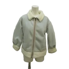 グリーンレーベルリラクシング ユナイテッドアローズ green label relaxing ジャケット 上着 S ブルーグレー ファー襟 長袖 ジップアップ /KK ■GY70のサムネイル