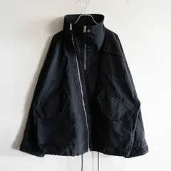 【美品/23SS】ALMOSTBLACK【WOVEN DOUBLE ZIP MILITARY】オールモストブラック ミリタリー ブルゾン ジャケット 26070579のサムネイル