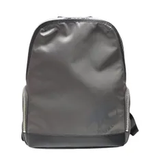 美品 HUNTING WORLD ハンティングワールド ロゴ ナイロン/レザ― バックパック リュック グレー M2607-k138のサムネイル