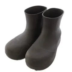 ボッテガヴェネタ BOTTEGA VENETA PUDDLE BOOTS パドルブーツ ラバーブーツ レインシューズ ショートブーツ 茶 ブラウン /TK42のサムネイル