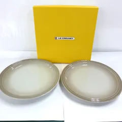 LE CREUSET ル クルーゼ 19cm ラウンドプレート ２枚組　公田店のサムネイル