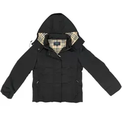 ☆バーバーリー ダウンジャケット 裏ノバチェック アウター ブラック 38サイズ Burberryのサムネイル