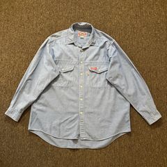 Budweiser Denim Work Shirt Approx. XL / バドワイザー デニムワークシャツ XL相当
