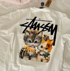 STUSSY ステューシー キットン 猫 半袖 新品 S M L XLのサムネイル