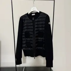 モンクレール★ハイブリッドダウンニット★美品★ブラック★4ポケット★S★国内正規品のサムネイル