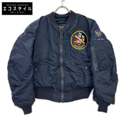 ALPHA INDUSTRIES　アルファインダストリーズ　ネイビー B15-C 50s復刻 フライトジャケット　36のサムネイル