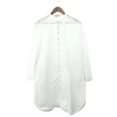 Veritecoeur ヴェリテクール ロングシャツ サイズ:F バンドカラー/コットン/シャツワンピース VC-2479   ホワイト レディース / 240001215574のサムネイル