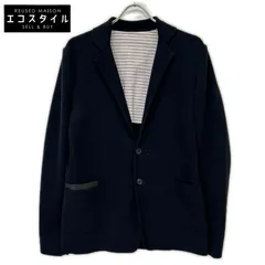 LOUIS VUITTON　ルイヴィトン　RM141M H5KN50MS7 ブラック コットン レザーポケット シングルテーラードジャケット　Sのサムネイル