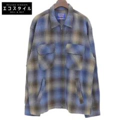PENDLETON　ペンドルトン　90～00s　チェック柄 ウール ジップジャケット オンブレ　Mのサムネイル
