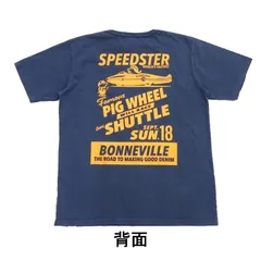 STUDIO D'ARTISAN 8232B printT ボンネビル　ネイビー　アメカジ　ステュディオダルチザンのサムネイル