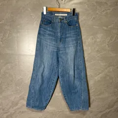 ニコアンド niko and... オリジナル TOKYO バギー デニム パンツ カーブデニム Sのサムネイル