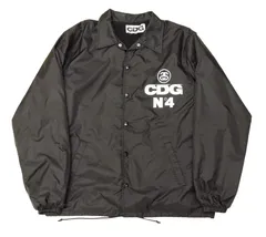 21AWモデル CDG×STUSSY コーチジャケット SH-J001 サイズM ブラック バックプリント コムデギャルソン×ステューシー ▲★(124)のサムネイル