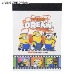 【メール便】ミニオンズ＆モンスターズメモ帳メモミニ ミニミニメモLIVING THE DREAM