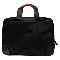 Samsonite(サムソナイト) ビジネスバッグ - 黒×オレンジ 本体ロックなし レザーのサムネイル