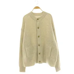 クレプスキュール crepuscule Lowgage Crew Neck カーディガン ニット 長袖 アルパカ混 2 ライトベージュ /DO ■OSのサムネイル