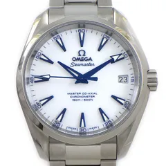 オメガ OMEGA 腕時計 シーマスター アクアテラ グッドプラネット 231.92.39.21.04.001 デイト 裏スケ 夜光針 夜光インデックス ホワイト文字盤 チタン 自動巻き 【中古】のサムネイル
