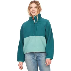 マーモット レディース アウター ジャケット・ブルゾン フリース ジャケット Marmot Aros Fleece 12Zip Jacket Womens Dark JungleBlue Agaveのサムネイル