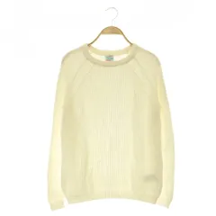 ルトロワ Letroyes クルーネックニット セーター 長袖 コットン XS ホワイト /MY ■OSのサムネイル