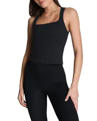 スパンク レディース トップス タンクトップ SPANX Get Moving Shelf Tank Top Very Black ブラックのサムネイル