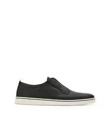 フェラガモ レディース シューズ スニーカー FERRAGAMO Mens Alfie Slip On Sneakers Neroのサムネイル