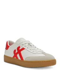 フィットフロップ レディース シューズ スニーカー レザー FitFlop Womens The Dash FF Toe Leather Sneakers Urban White ホワイトのサムネイル