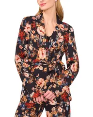 テッドベーカー レディース アウター ジャケット・ブルゾン ブレザー Ted Baker Floraa Single Breasted Blazerich Black ブラックのサムネイル