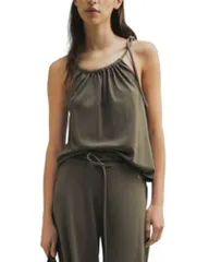 マレーラ レディース トップス シャツ ノースリーブ Marella Mlmgiglio Sleeveless Top Brown ブラウンのサムネイル