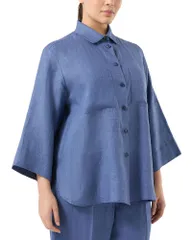 マリナリナルディ レディース トップス シャツ リネン Marinaldi Mrscrespo Linen Shirt Cornflowerのサムネイル