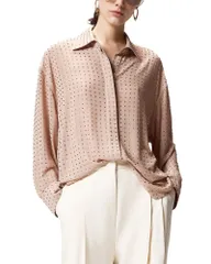 ピンコ レディース トップス シャツ ジョーゼット PINKOliva Camicia Georgette Shirt Q24のサムネイル