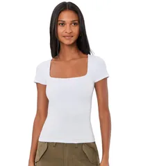 フリーピープル レディース トップス シャツ Free People Sunfade Clean Lines Baby White ホワイトのサムネイル