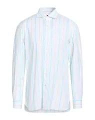 イザイア メンズ トップス シャツ ISAIA Turquoise Blue ブルーのサムネイル