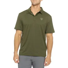 ロシニョール メンズ トップス ポロシャツ Rossignol Slub Polo Shirt UPF 50 Short Sleeve 60FDark Pickleのサムネイル