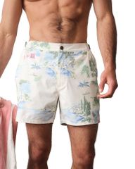 Marine Layer Men's Swim Trunks - Tailored 5 Swim Trunks Mediterranean Coastline