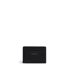 ラドリー レディース アクセサリー 財布 レース レザー Radley Womens Dukes Place CrocEmbossed Leather Card Holder BLACK ブラックのサムネイル