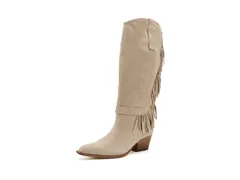 フリーピープル レディース シューズ ブーツ・レインブーツ フリンジ Free People Faith Fringe Western Bootsunstone Sand Suede サンドのサムネイル